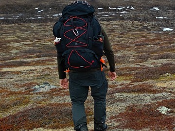 Til leie (per uke): Lundhags gnaur 90 l rinkka 