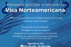 Servicios: Trámite de Visa Americana