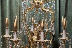 Selling: Antique French Bronze Chandelier