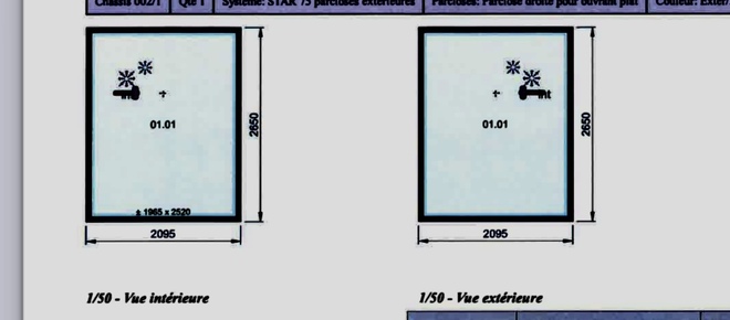 Ensemble châssis portes fenêtres avec et sans ouvrant bois 