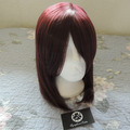 Selling with online payment: Maroon Shoulder-Length Bob Silky Wig