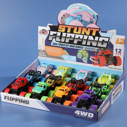 Cross country inertial car rolling car toy car - 12PCS