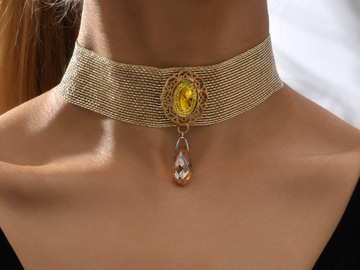 Bulk Lots: 50Pcs Vintage Women's Mesh Lace Necklace