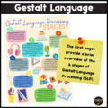 Digital Resource: Gestalt Language Processing Goals