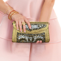 Bulk Lots:  Ethnic Bags: Gold Clutch & Bohemian Bag Collection by Themaresse