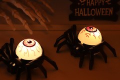 Checkout: Halloween Spider Back Eye Pearl Candle Lights - 24pcs