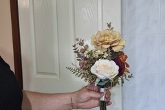 Selling: Amber Faux Silk Flowers