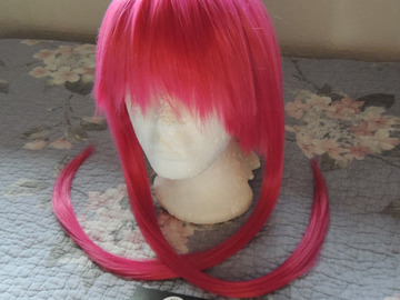 Selling with online payment: Hello Cosplay Medium Pink 70cm Wig (cut)