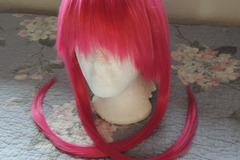Selling with online payment: Hello Cosplay Medium Pink 70cm Wig (cut)