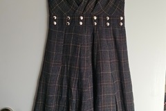 Selling: Plaid dress with silver detail