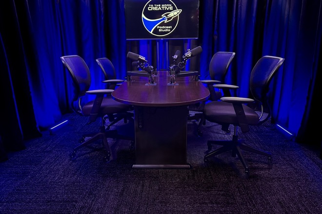 To The Moon Creative Podcast Studio