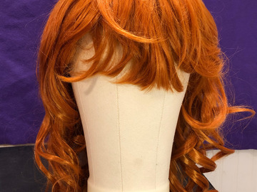 Selling with online payment: Curly Copper Red Epic Cosplay WIg