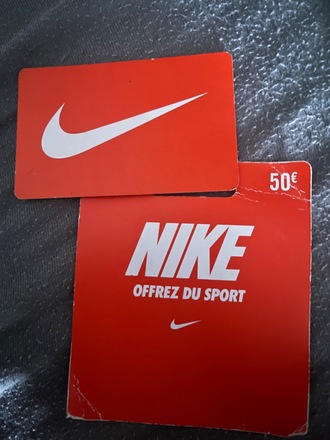Carte cadeau nike store online