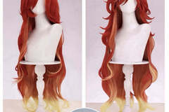 Selling with online payment: Genshin Impact Mavuika Cosplay Wig
