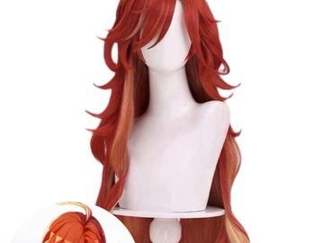 Selling with online payment: Genshin Impact Mavuika Cosplay Wig