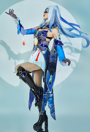 Honkai: Star Rail Jingliu Cosplay Costume and wig