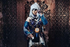 Selling with online payment: Honkai: Star Rail Jingliu Cosplay Costume Short Dress and Gloves 