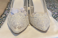 Selling: Bella Belle Unworn Lace Heels 