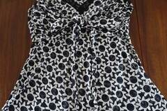 Vente: HAUT SUPER LEGER NOIR ET BLANC TAILLE 2