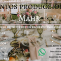 Productos: Asesoría y organización de eventos sociales