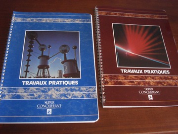Vente: 2 cahiers de travaux pratiques SUPER CONQUERANT neufs