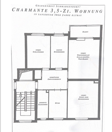 Biete eine 3,5 Zimmer ETW zw. Kudamm und Grunewald ❤️