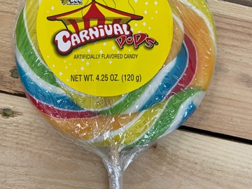 Bulk Lots: 24 Count Carnival giant Lollipops 
