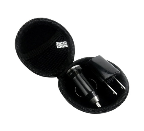 Wall & Car Chargers with Carrying Case