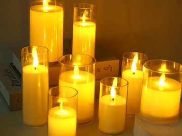 Selling: LED Candle set of 3 with remote control -x33 sets available