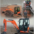 Zu vermieten: Excavatrice Kubota/ grue / pelleteuse u27-4 + 3 bacs