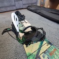 General outdoor: K2 RayGun Snowboard, size 153, with K2 carry case.