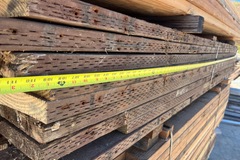 Selling: 2x8x7’ to 9’ pressure treated plank. Was deck joist