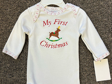Bulk Lots: NEW Newborn Embroidered "My First Christmas" Onesies-13 pcs, NWT