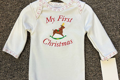 Bulk Lots: NEW Newborn Embroidered "My First Christmas" Onesies-13 pcs, NWT