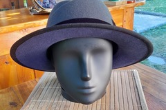 Sale retail: Chapeau feutre homme femme gris et bleu 