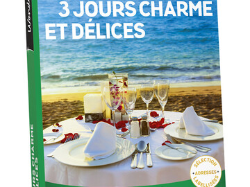 Vente: Coffret Wonderbox "3 jours charme et délices" (229,90€)