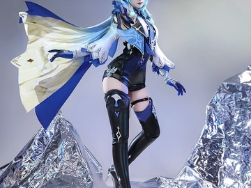 Selling with online payment: Dokidoki / 1/3 Delusion Eula Genshin Impact Cosplay