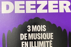 Vente: Carte Deezer 3 mois de musique illimité (30€)