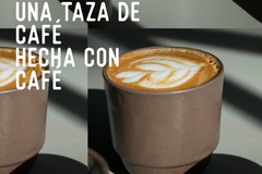 Venta: BORRA: Una taza de café, hecha de café