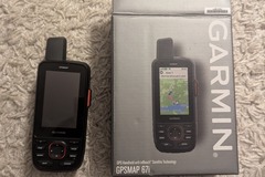 Til leie (per uke): Garmin GPSMAP 67i satelliittiviestin ja gps
