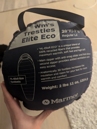 Marmot Trestles Elite Eco 20 lämmin makuupussi