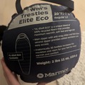 Til leie (per uke): Marmot Trestles Elite Eco 20 lämmin makuupussi