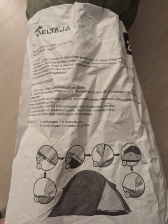 Yhden tai kahden henkilön Vaeltaja-teltta