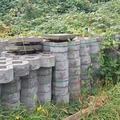 À vendre: URGENT 3 palettes de dalles de gazon (-2 dalles)