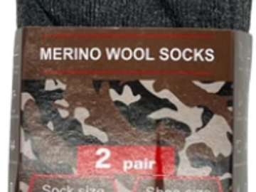 Checkout: 36 MERINO WOOL SOCKS 2PACKS