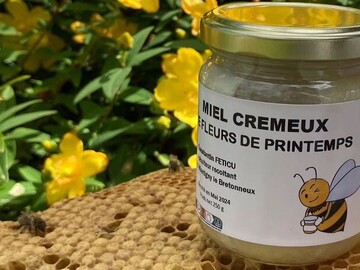 Les miels : Miel toutes fleurs cremeux