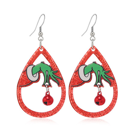 100 pairs of Christmas party funny gift earrings
