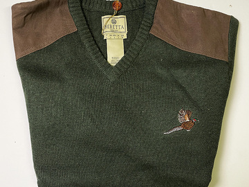 Bulk Lots: Beretta Men's Sweaters With Embroidered Pheasant