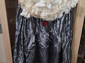 Selling with online payment: Authentic I.T. Clown Cosplay Costume w/ Leather Boots & Neck Ruff