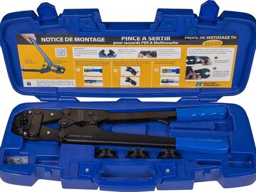 À louer: Pince à Sertir pour raccords Multicouche et PER profil TH coffret